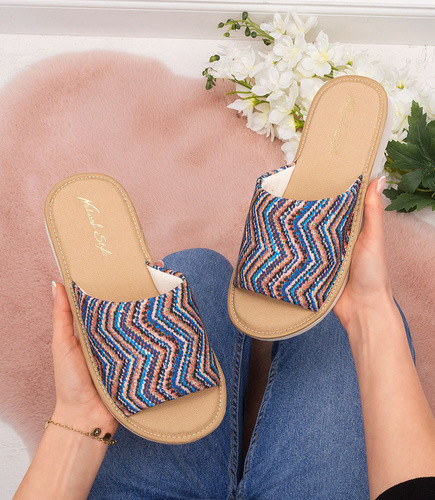 Kapcie damskie Natural Style NS-090 Beżowy